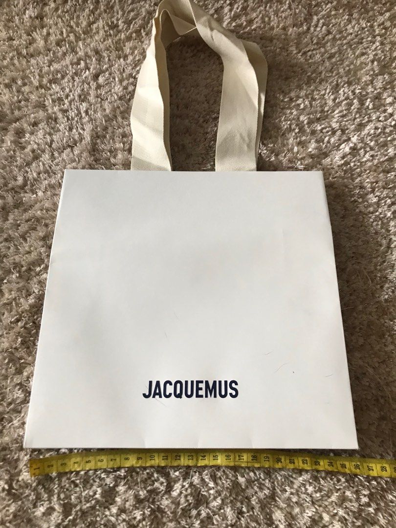 JACQUEMUS PAPER BAG SHOPPING BAG KANTONG BELANJA NEW AUTHENTIC SZ LIHAT FOTO STOK NOV 23