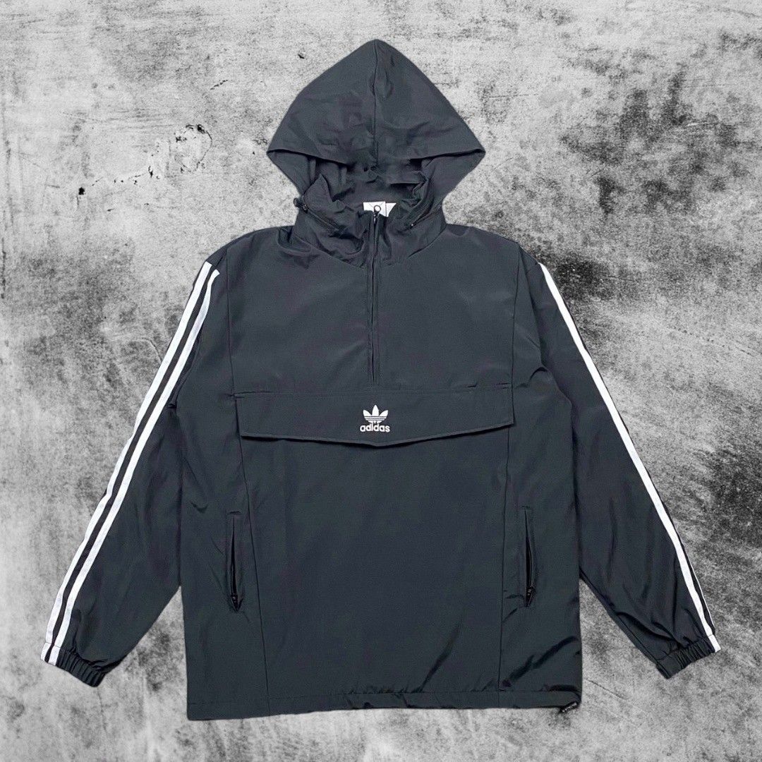 Jaket Cagoule Adidas Hitam Waterproof Anti Air