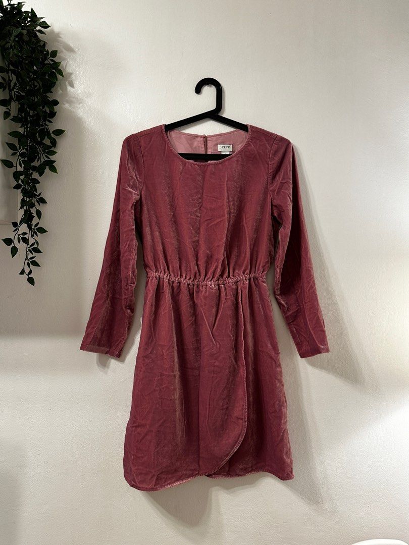 J crew hotsell velvet dress