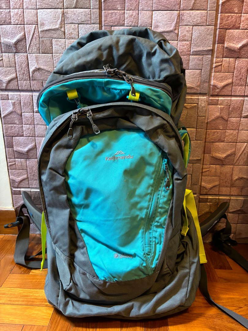 Kathmandu Entrada 65L Pack with detachable 15L Gluon Ora day pack