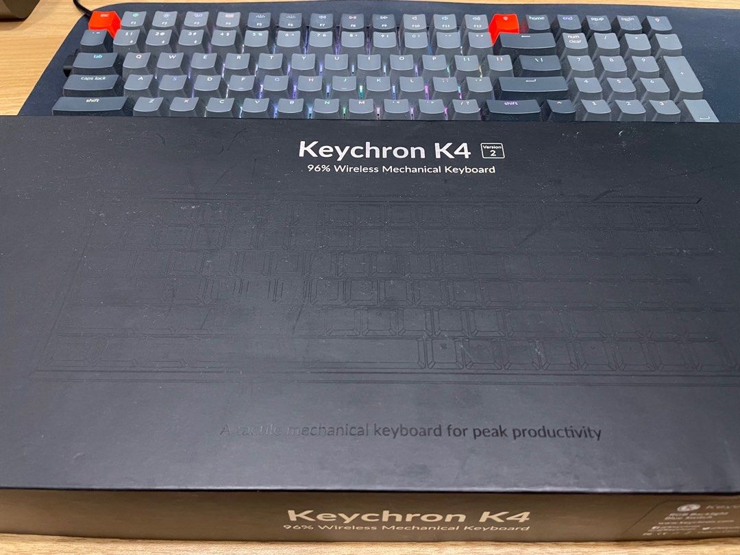 Keychron Mechanical Keyboard K4 V2, Computers & Tech, Parts ...