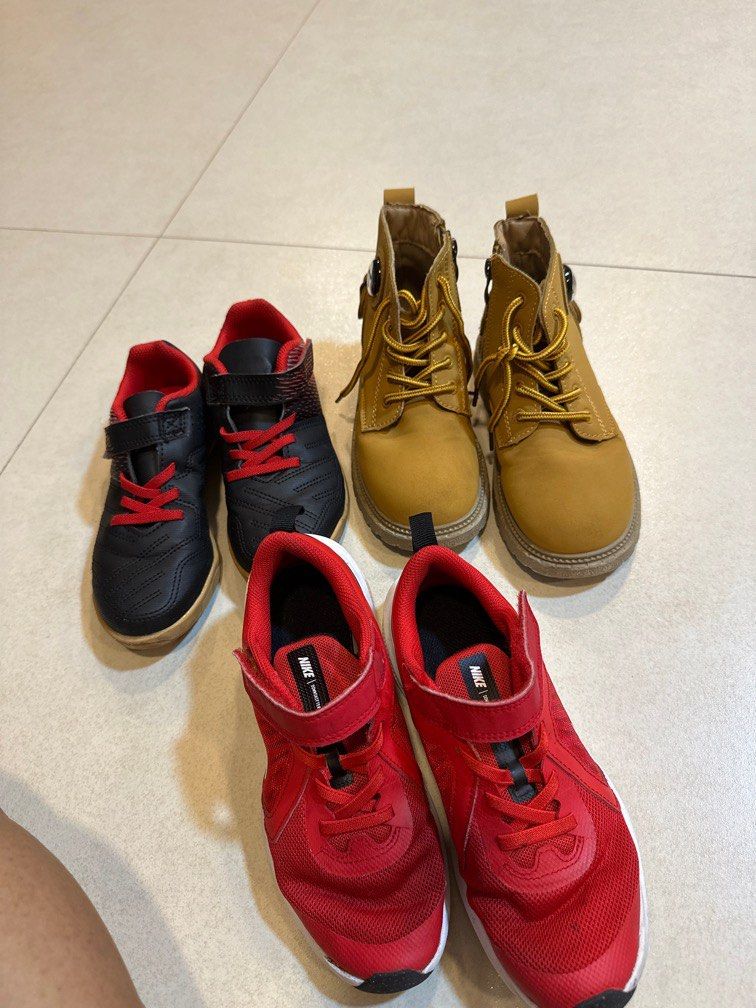 All red boys shoes sale