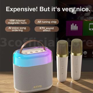 EARISE T26 Pro Karaoke Machine with 2 Wireless Microphones & Mic Volum –  EARISE Shop