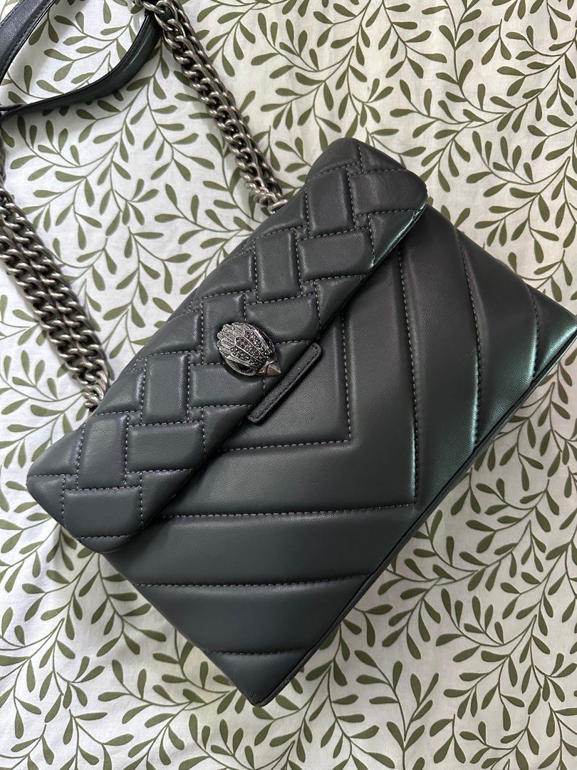 KURT GEIGER LONDON LEATHER KENSINGTON Women s Fashion Bags