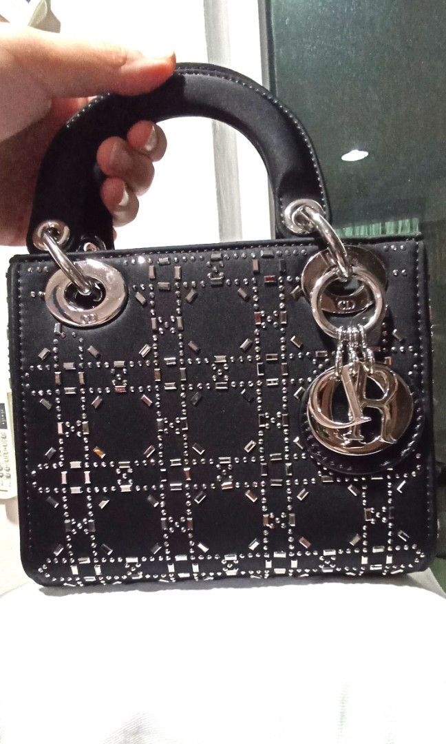 Lady Dior Swarovski bag Luxury Bags Wallets on Carousell