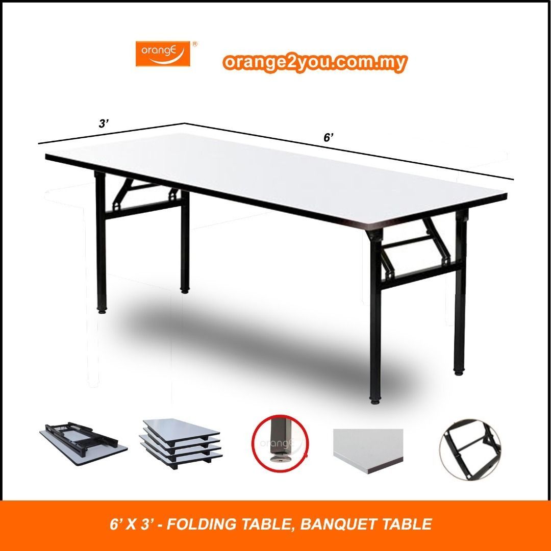 6x3 discount folding table