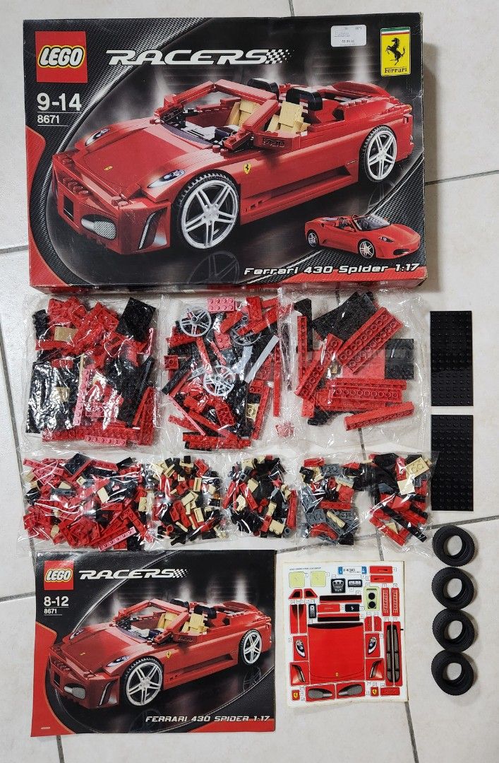 Lego 8671 Ferrari F430 Spider Hobbies Toys Toys Games on