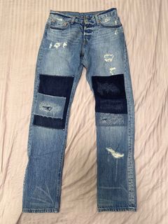 LEVI’S | 501 Shipwrecked Patched Jeans