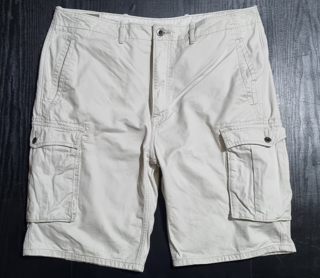 Levi white cargo shorts clearance