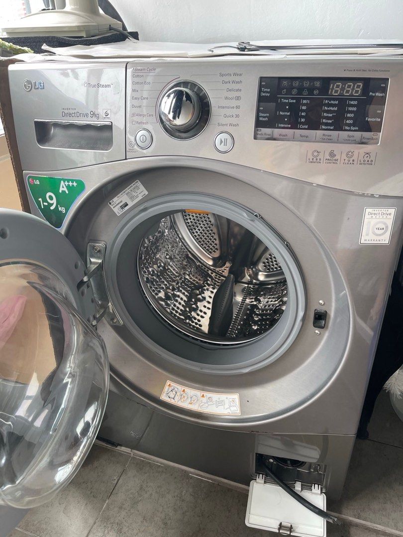 LG Washing Machine WD14A8FDS5, TV & Home Appliances, Washing Machines