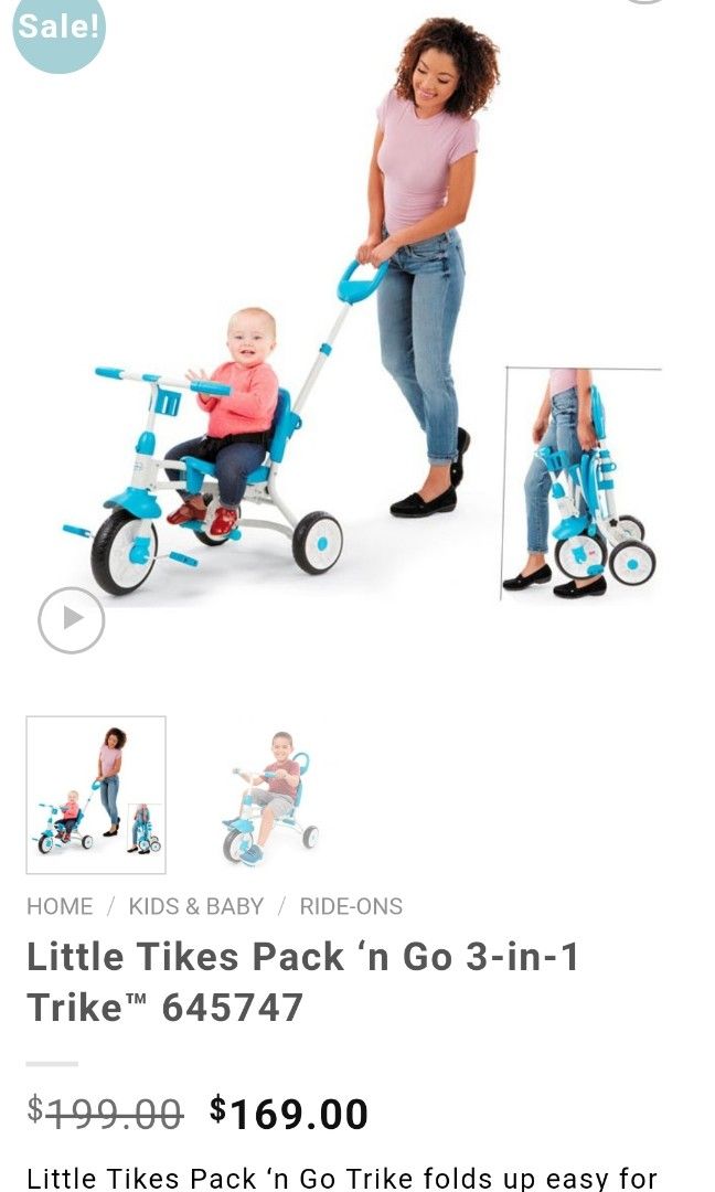 Fold n go trike discount