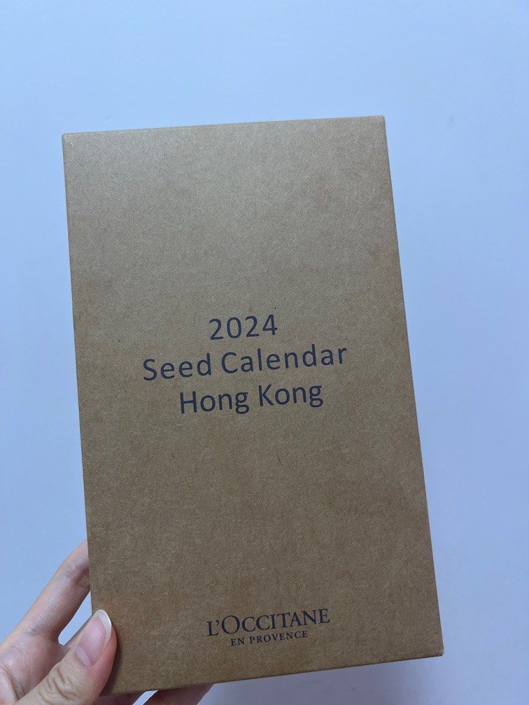 Loccitane 2024 Seed Calendar L’occitane 2024種子月曆, 興趣及遊戲, 手作＆自家設計, 文具