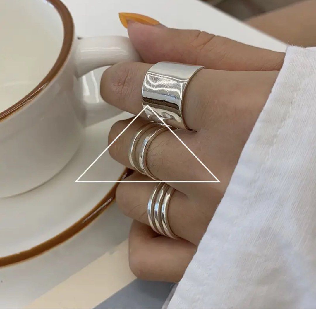 London Fashion Rings 925 Sterling Sliver Ring Lady Rings Jewellery