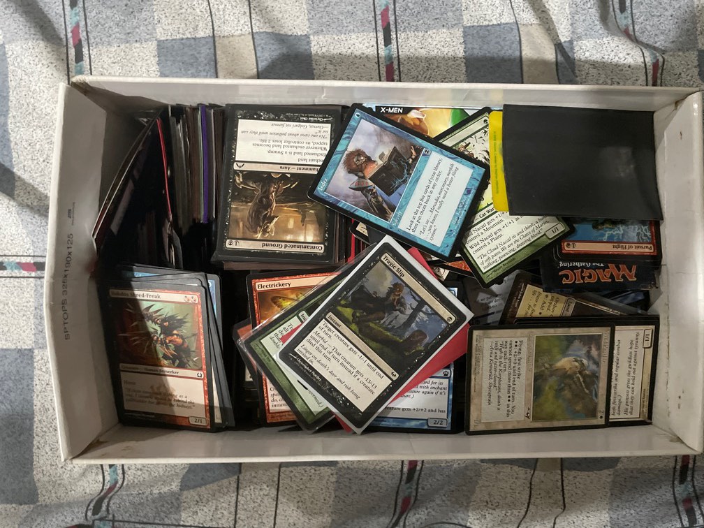 Magic cards assorted all the way from alliances if im not mistaken to ...
