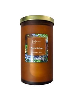 Mainstays Porch Swing Scented Single-Wick Frosted Jar Candle, 19.25 oz.