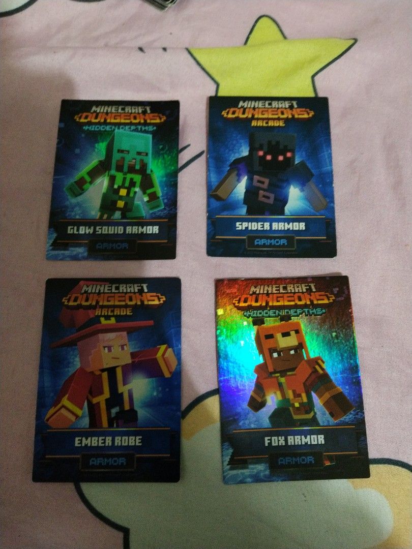 Minecraft cards Hobbies Toys Toys Games on Carousell