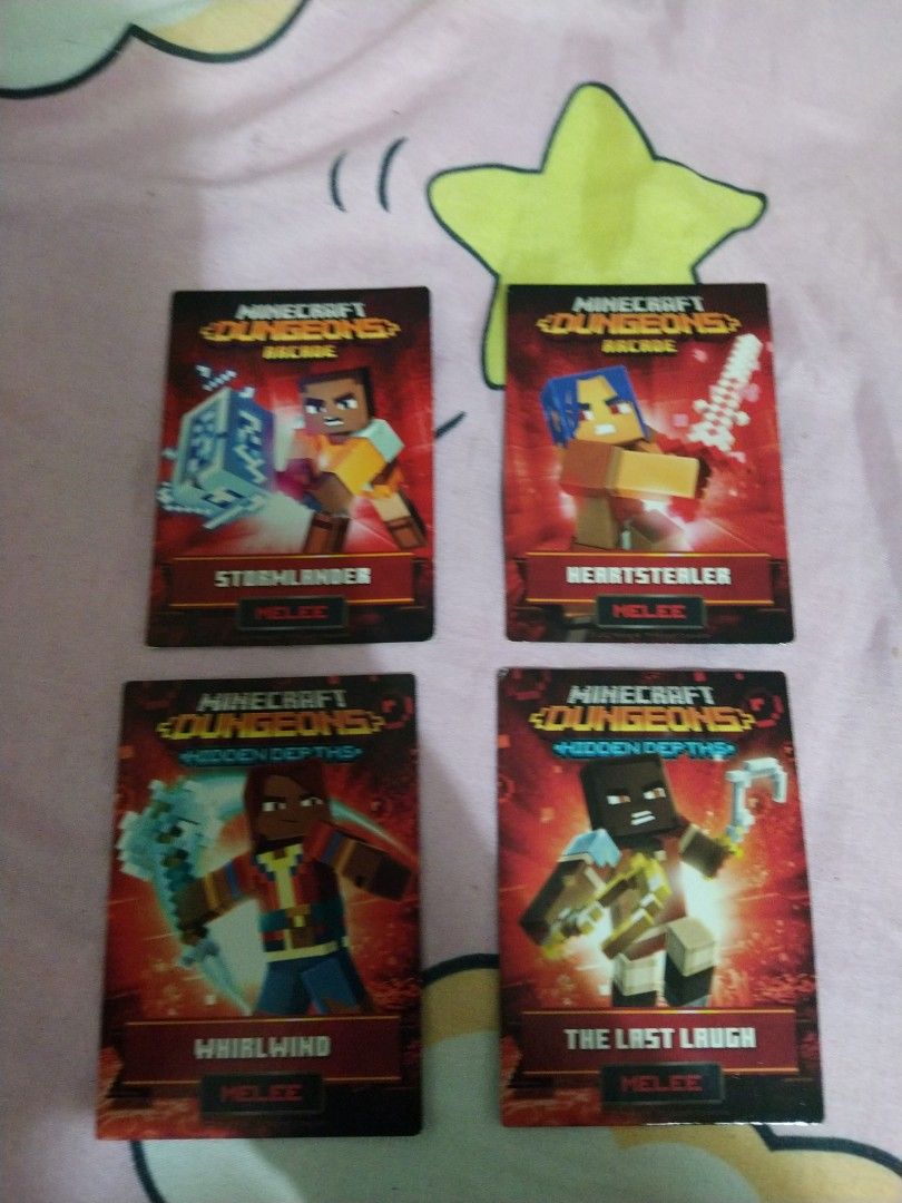 Minecraft cards Hobbies Toys Toys Games on Carousell