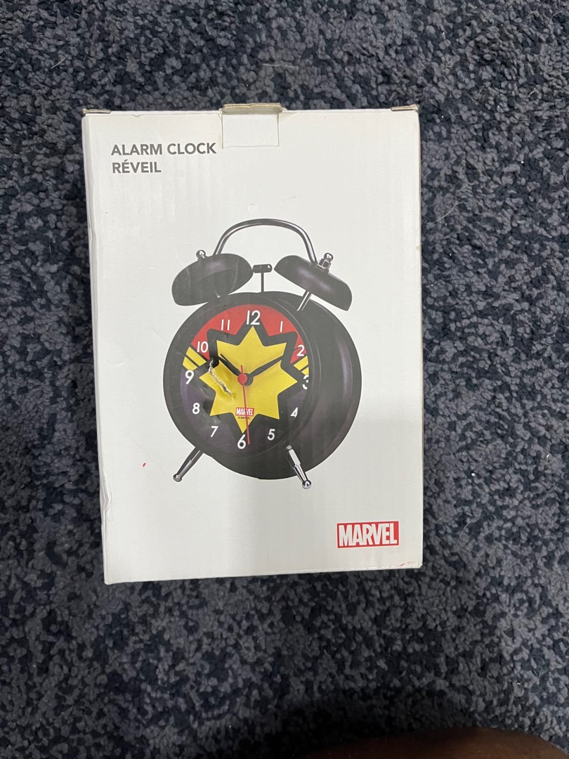 Miniso Marvel Alarm Clock, Furniture & Home Living, Home Decor, Clocks