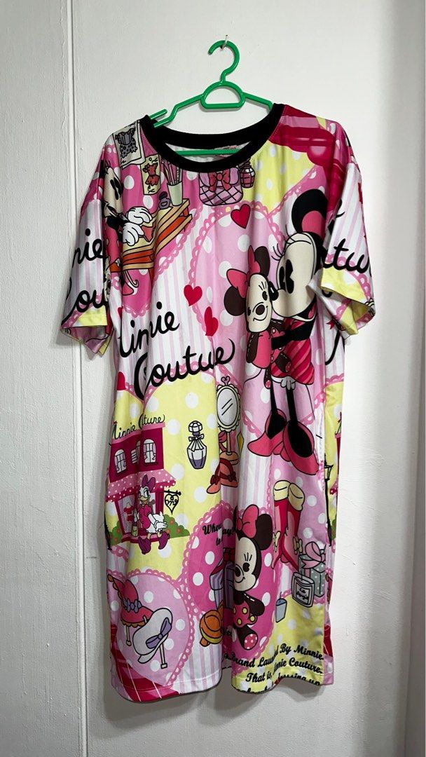 minnie mouse t shirt dress women's