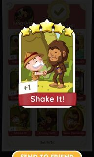 Monopoly go sticker - Shake it