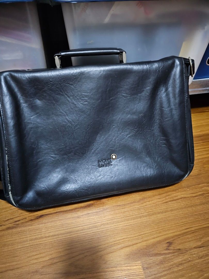 Mont Blanc Briefcase, Men's Fashion, Bags, Briefcases on Carousell