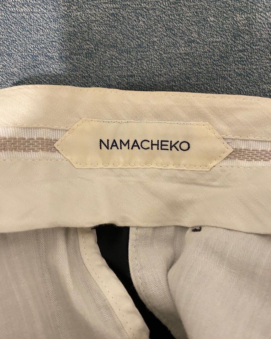 NAMACHEKO 20AW Hirse Flap Trousers （限時降價, 他的時尚, 褲子, 長