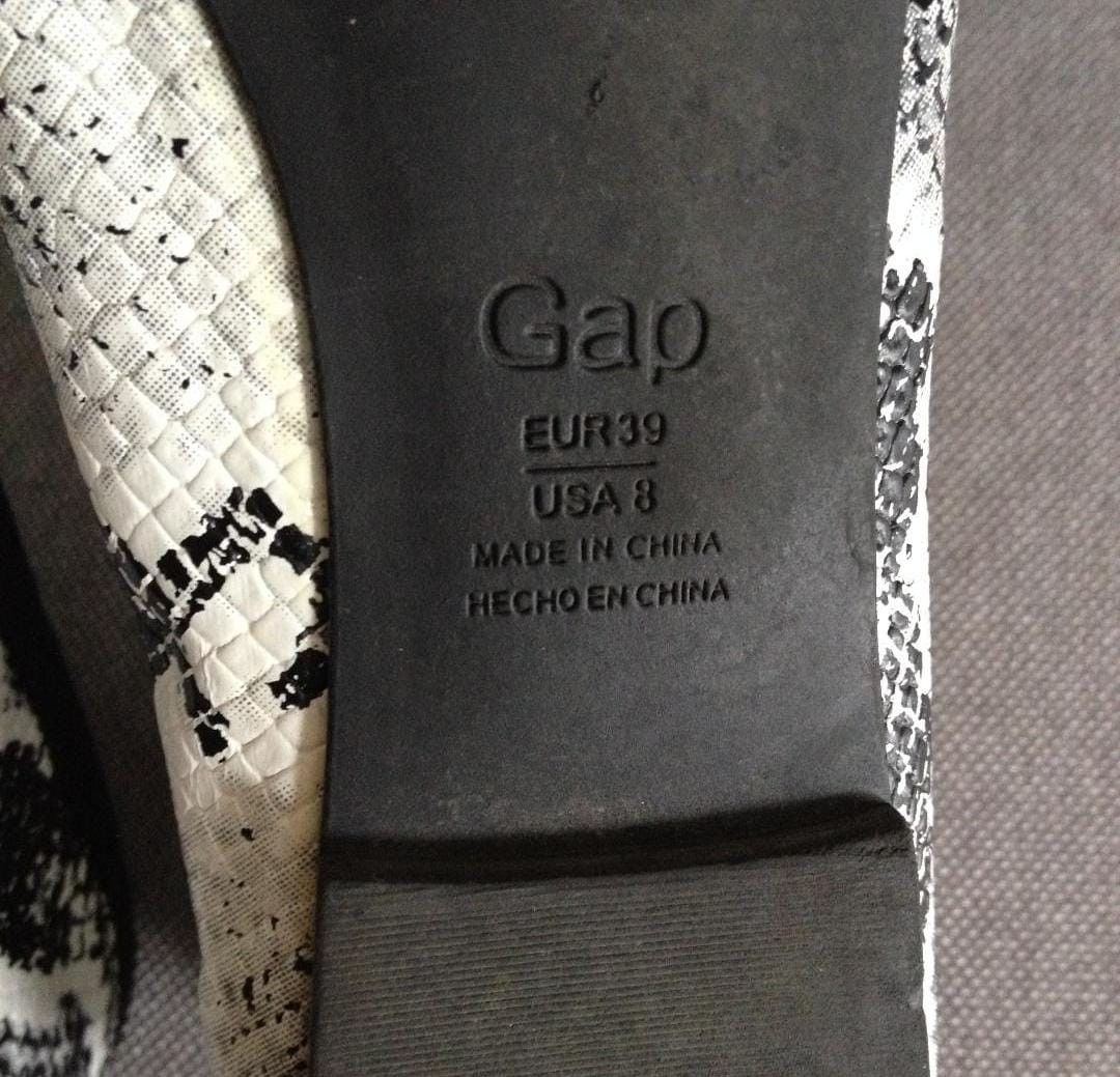 NEW GAP Ballerina Python Flats Shoes, Women's Fashion, Footwear, Flats ...