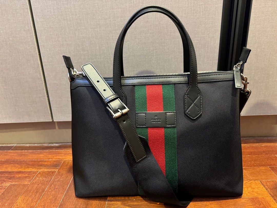 New Gucci Classic Stripe Tote