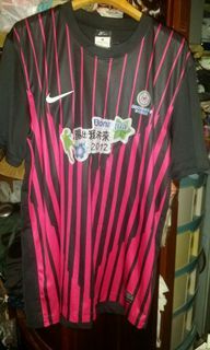 2012 年Nike 基督教香港信義會社會服務部2012年Bonaqua足球友誼賽球衣，踢出我未來2012，size L, (只順丰)，Nike 足球衫