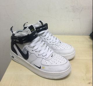 Air force 1 mid utility white discount