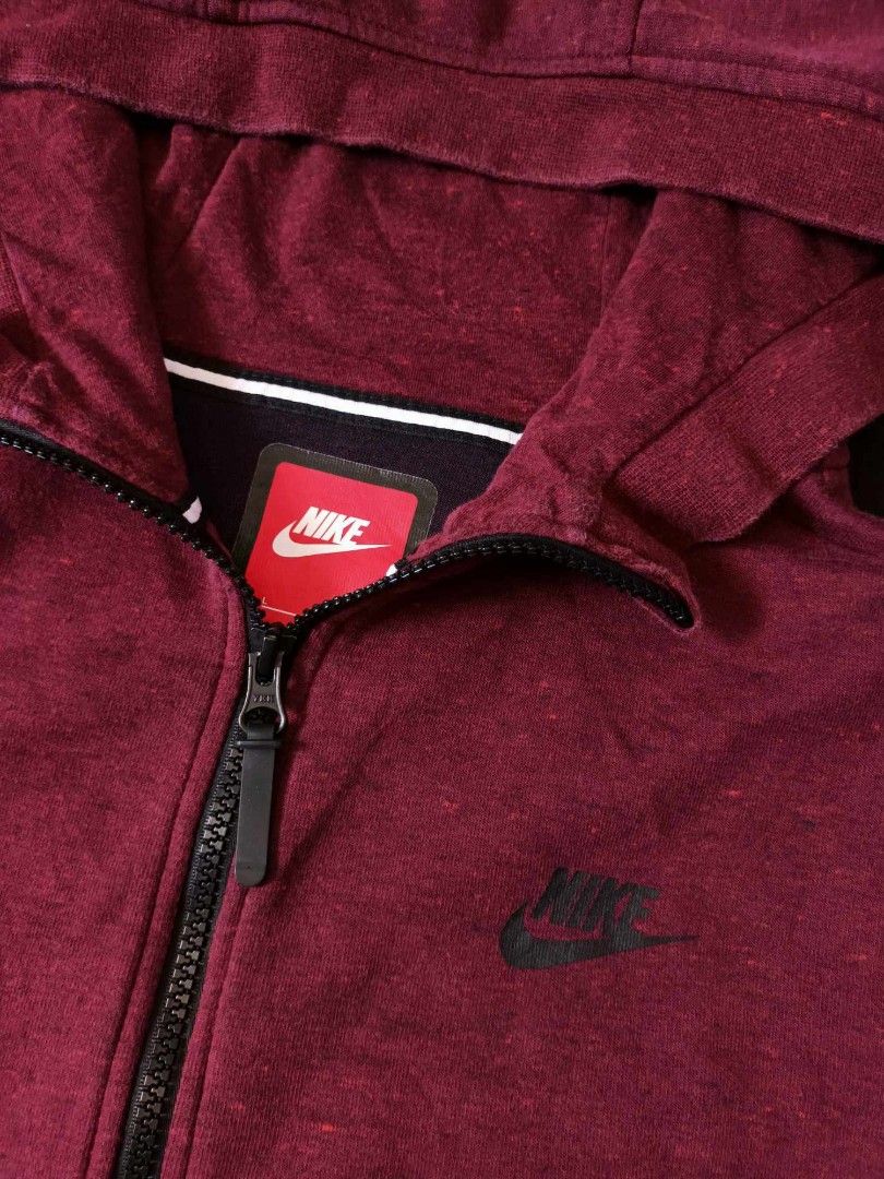 Nike tech clearance fleece burgundy