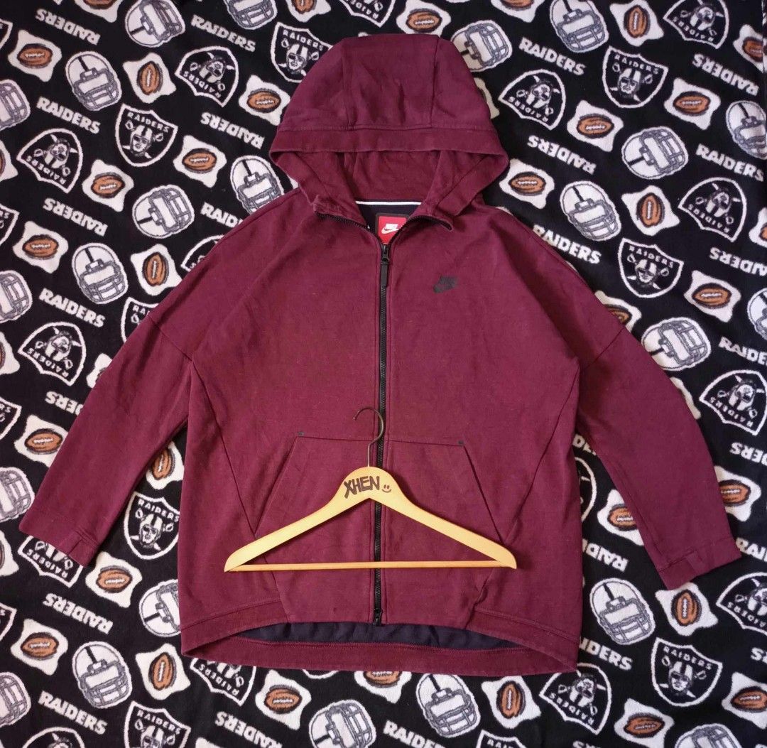 Nike tech discount fleece burgundy