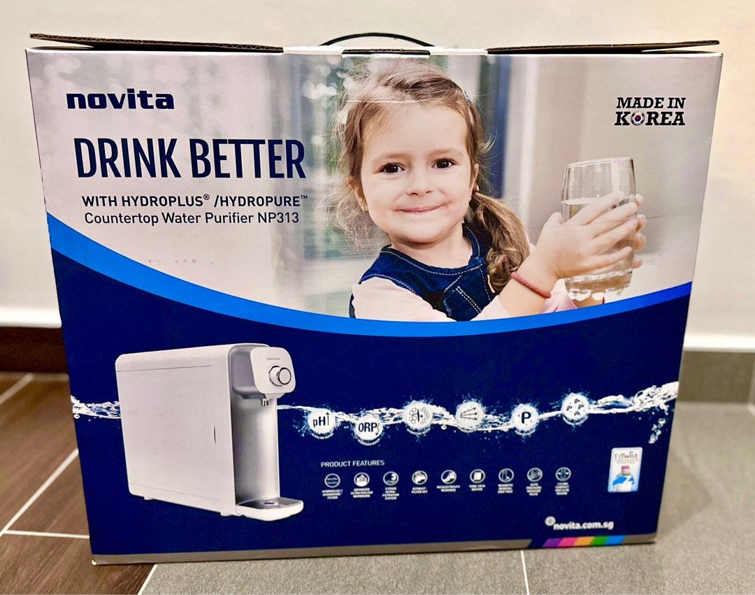 Novita NP313 Countertop Water Purifier, TV & Home Appliances, Kitchen