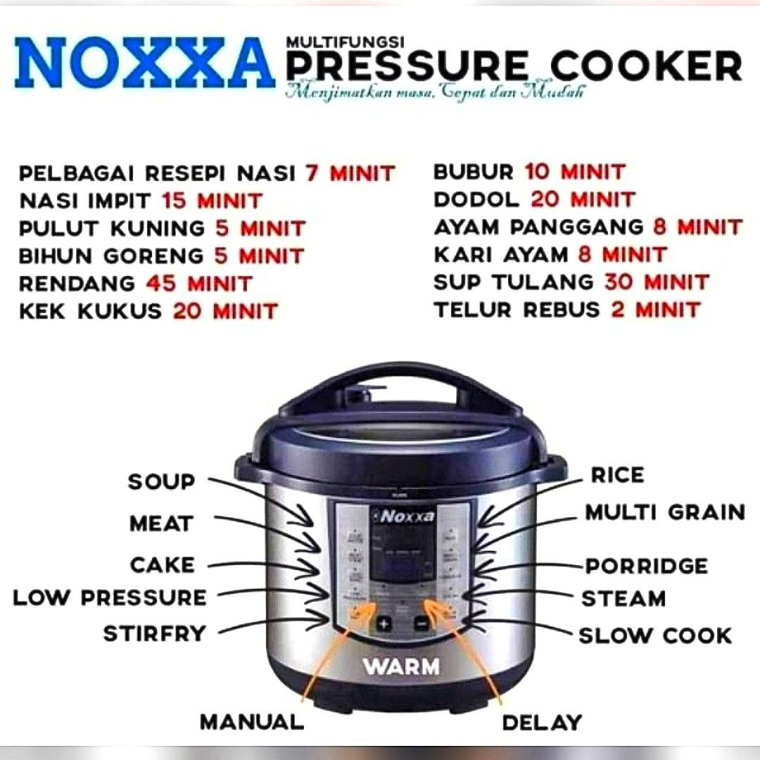 New noxxa sales pressure cooker