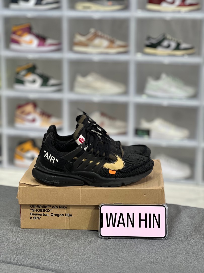 OFF WHITE PRESTO BLACK Men s Fashion Footwear Sneakers on Carousell