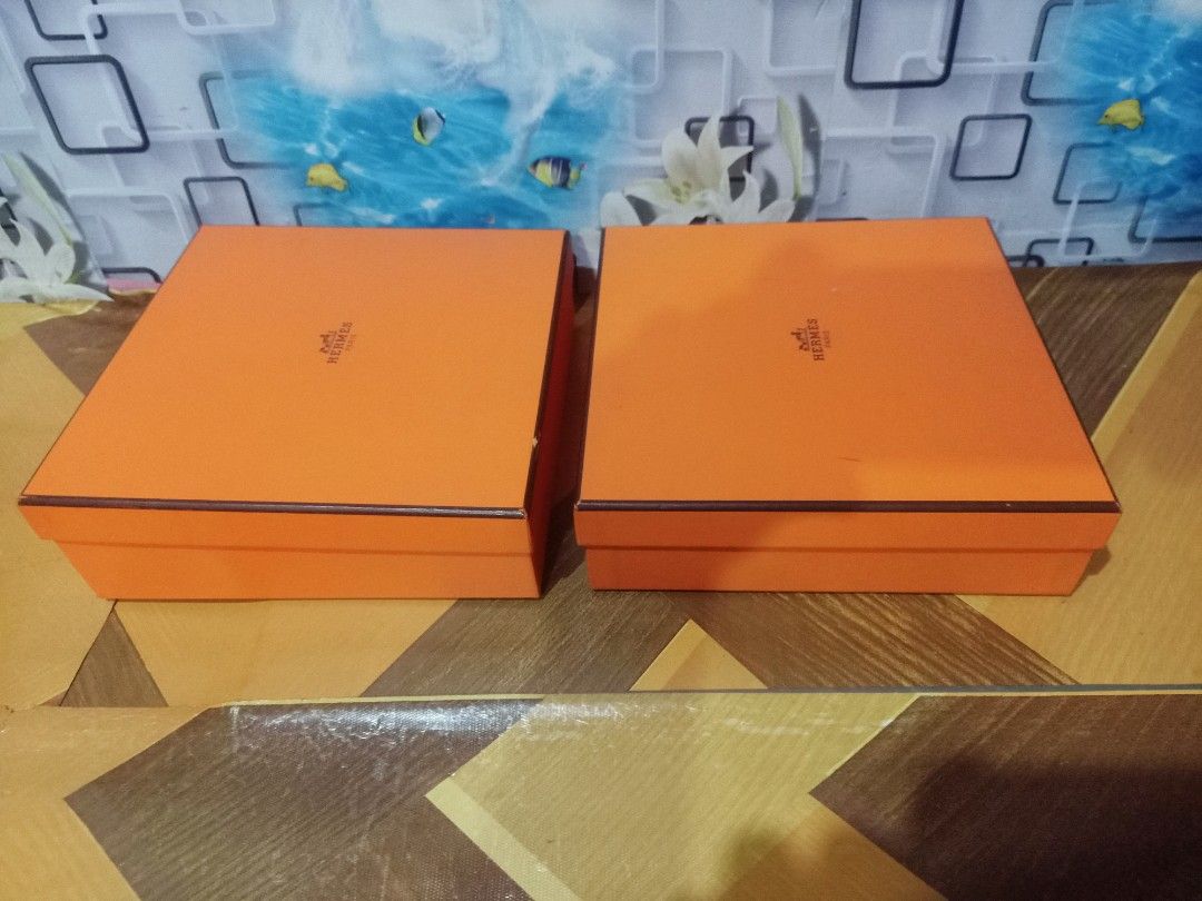 2pcs Original luxury Hermes box, Luxury, Bags & Wallets on Carousell