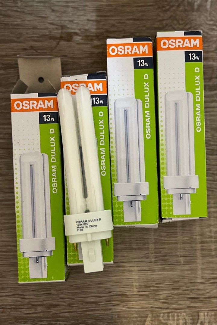 Osram L 13w 827 Durch Led Ersetzen OSRAM DULUX D 13W/827, Furniture & Home Living, Lighting & Fans