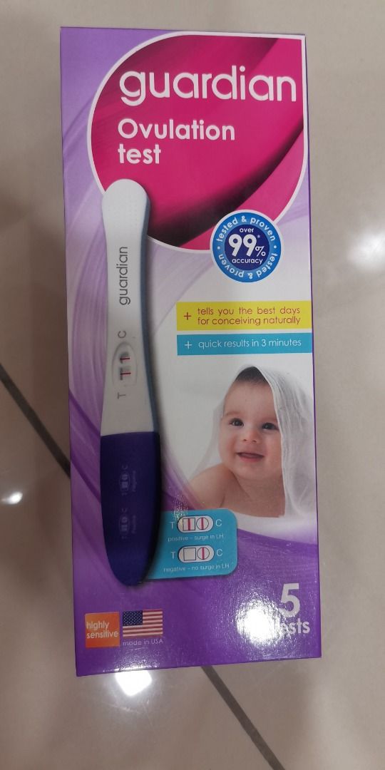 Ovulation Test Kit Guardian, manufactured USA. Expiry 08/24., Health
