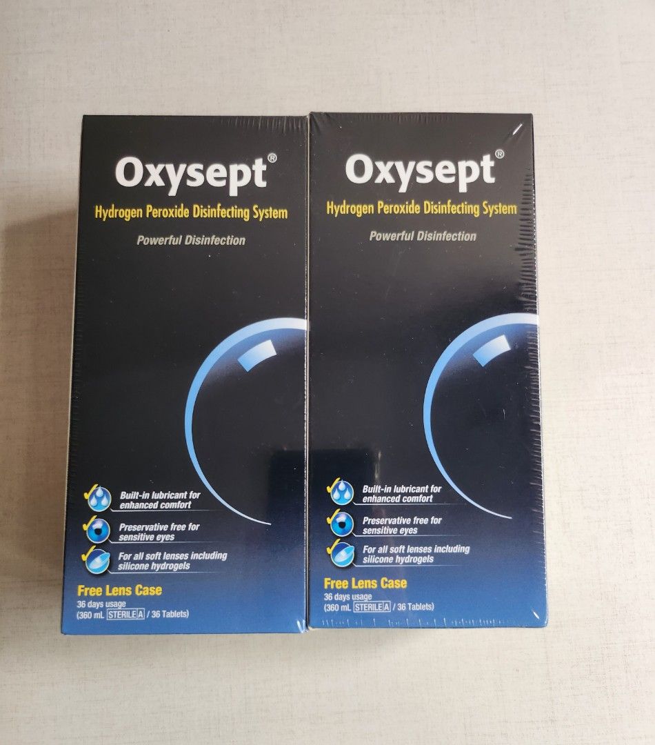 Oxysept Hydrogen Peroxide Disinfecting Lens Solution, Beauty & Personal