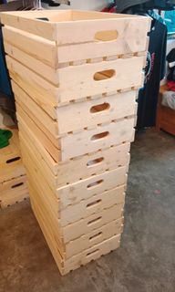 Paluchina Wooden Crate Organizer