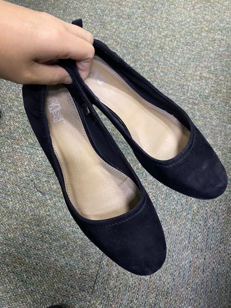 Payless black ballet shoes clearance