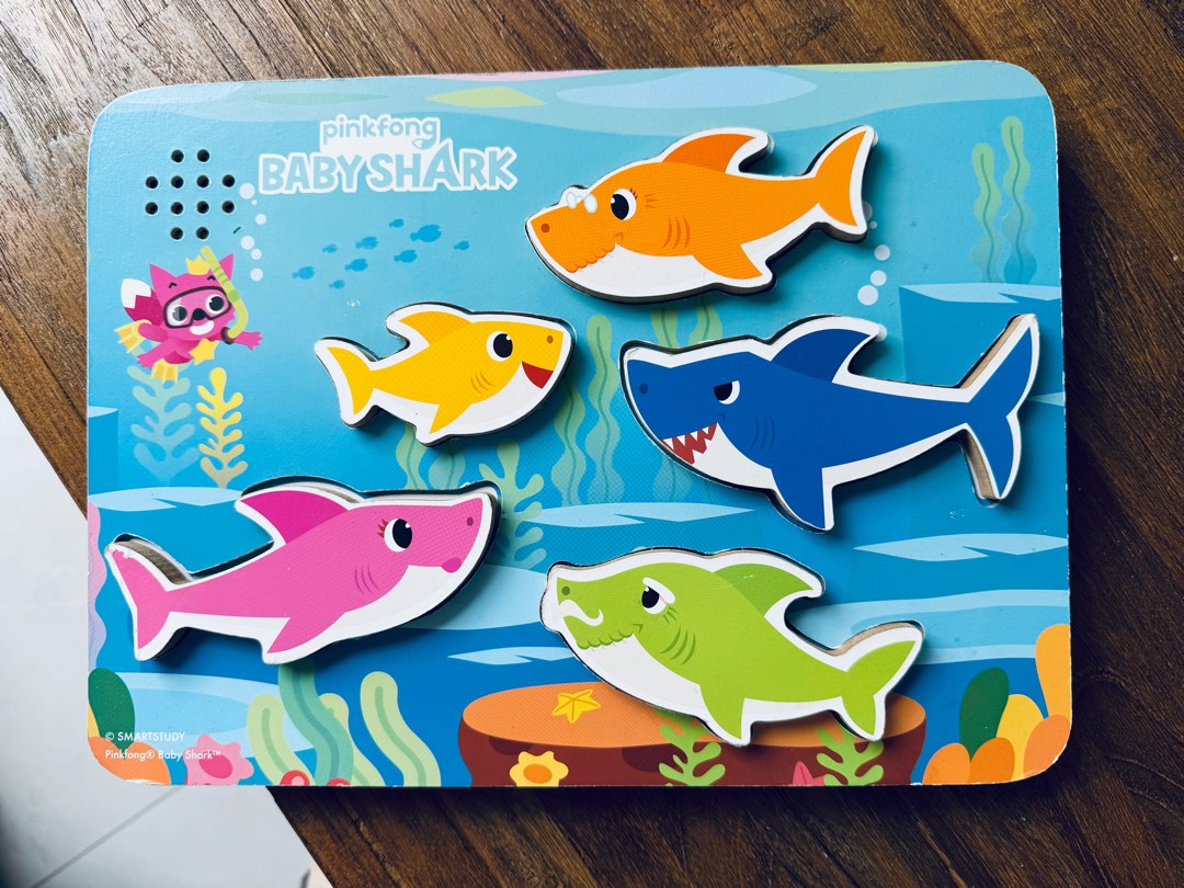 Baby shark top puzzle with sound