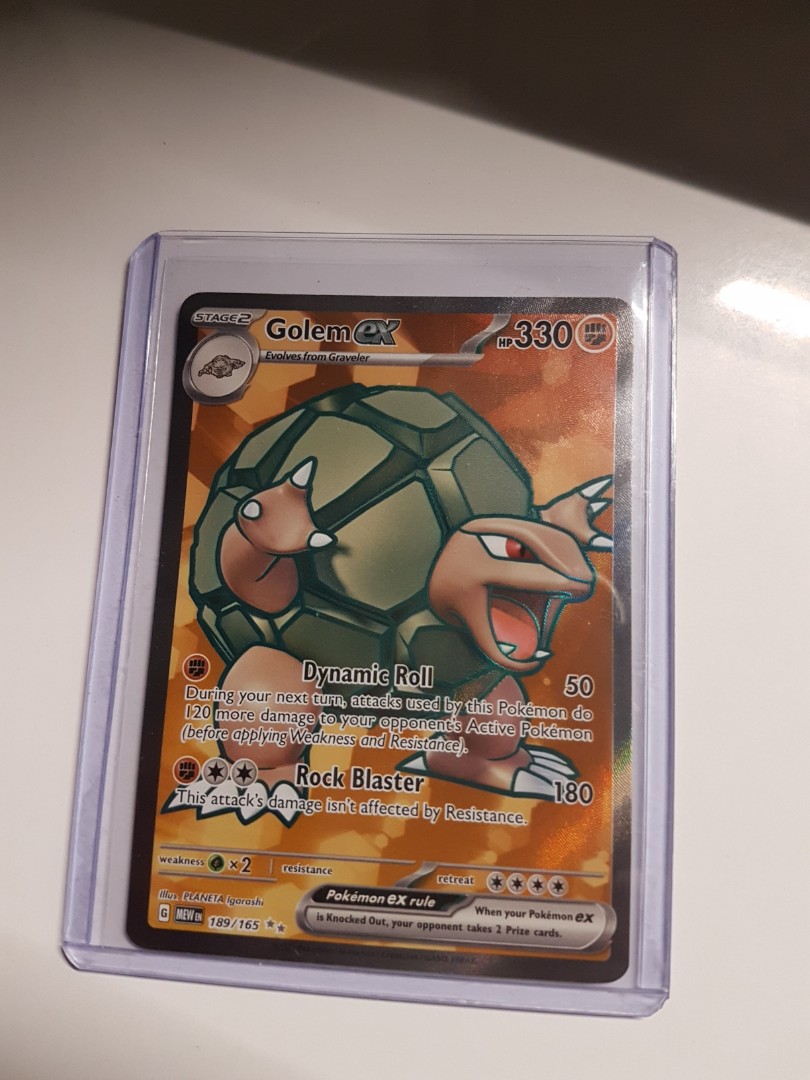 Golem ex · 151 (MEW) #189 ‹ PkmnCards