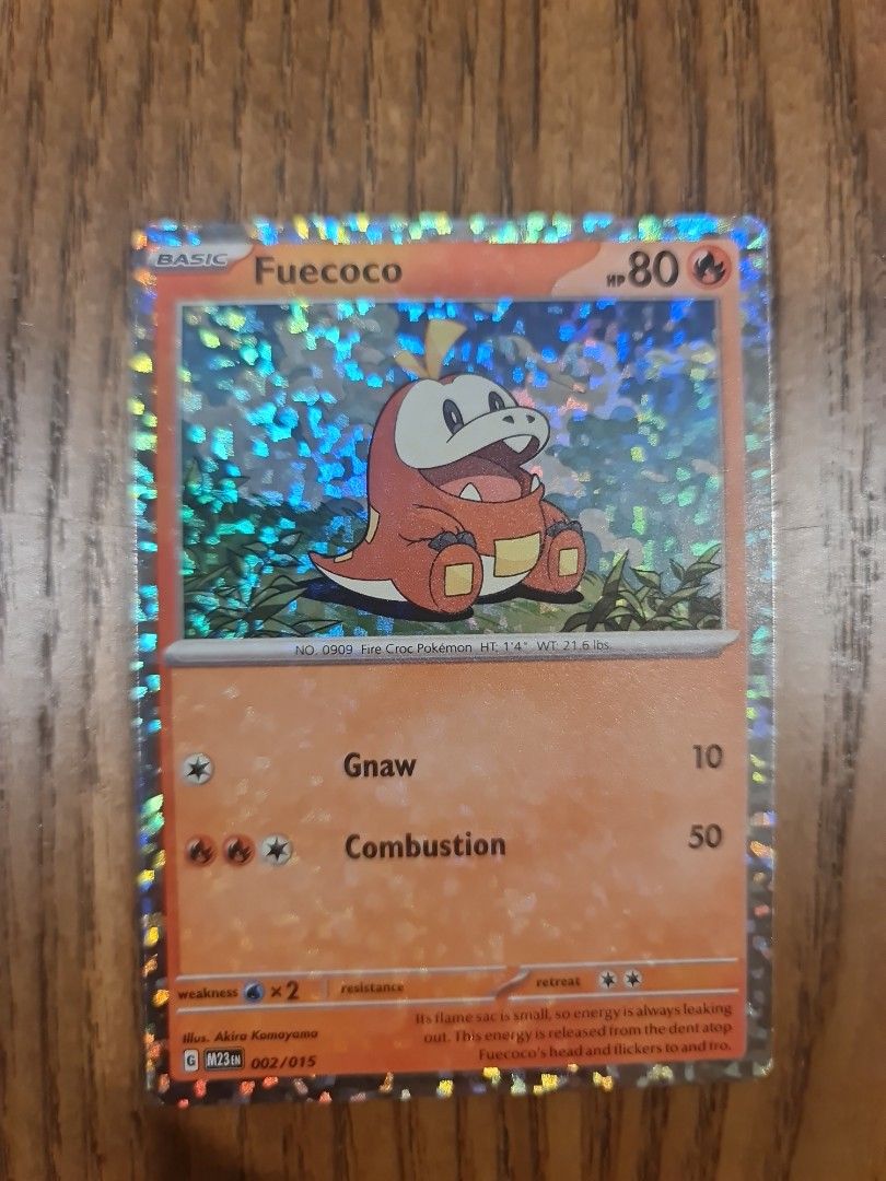 Fuecoco 018/M-P McDonald's Promo 2025 – Japanese Pokémon TCG Card, MEGA Set, Full Art