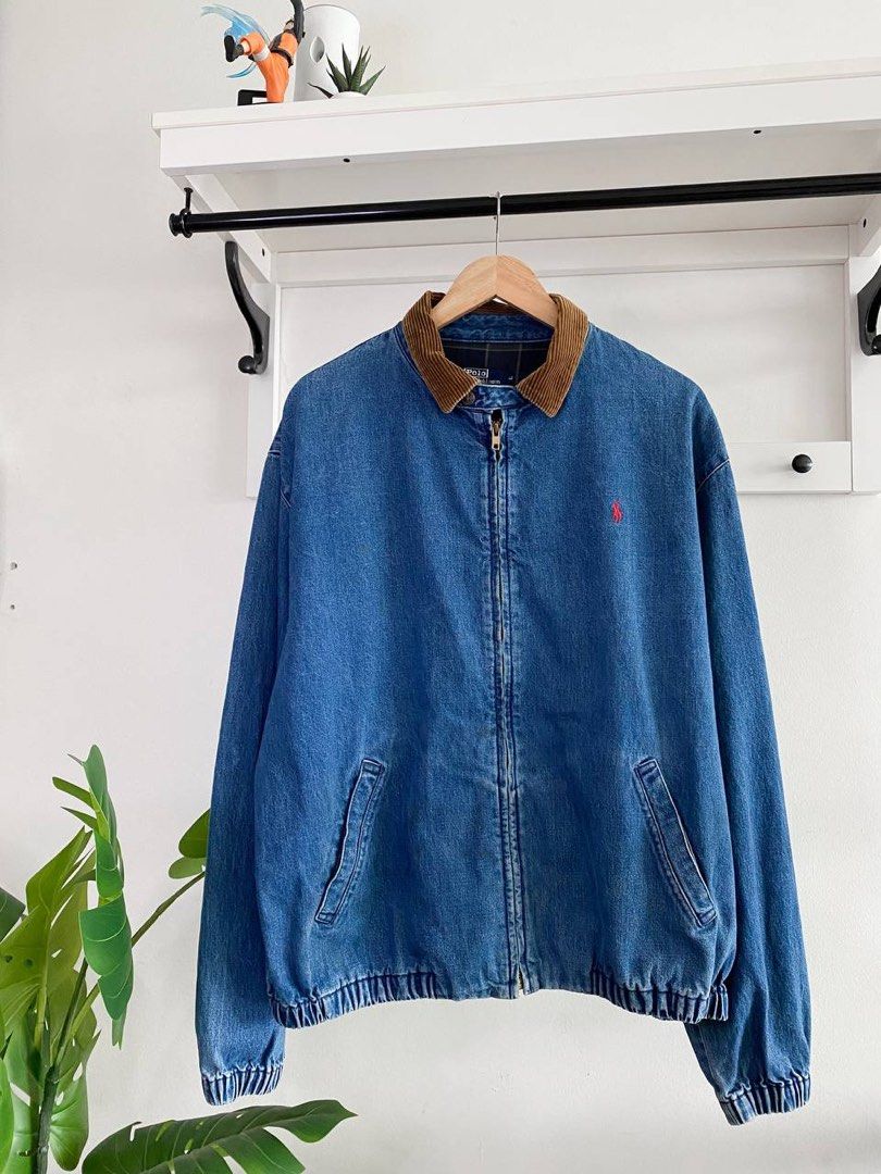 Denim harrington jacket shop