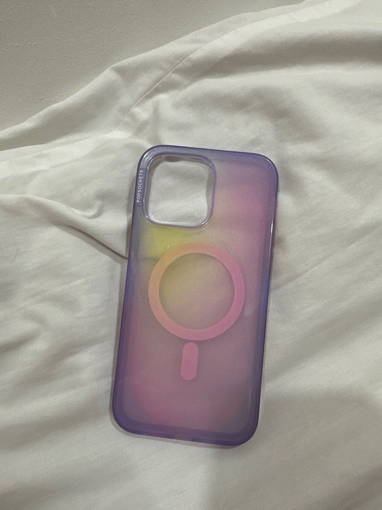 Popsocket Iridescent Magsafe iPhone 14 Pro Max, Mobile Phones & Gadgets