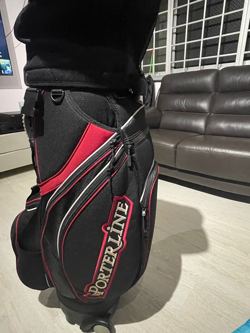 Porterline Travel Golf Bag with Wheels, Sports Equipment, Sports