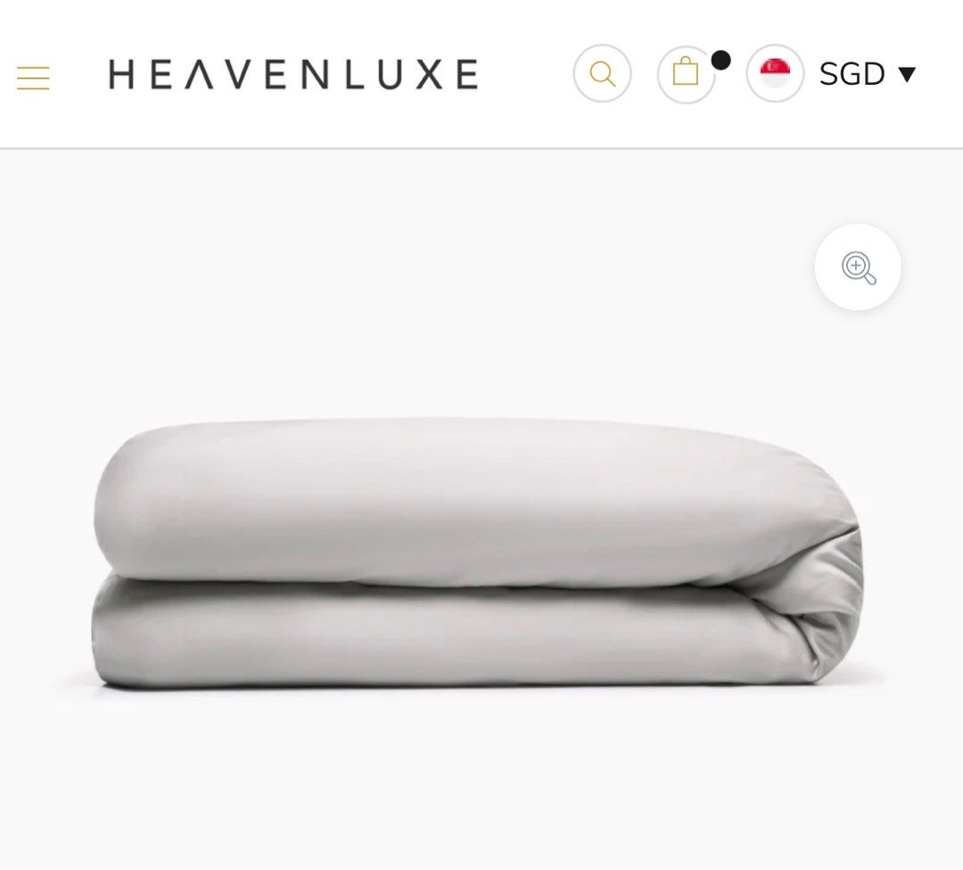 HEAVENLUXE PREMIUM TENCEL™ LYOCELL DUVET/ QUILT COVER, Furniture & Home