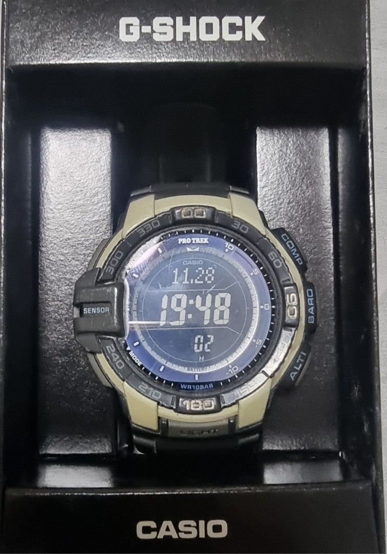 Protrek triple sensor tough solar watch Men s Fashion Watches