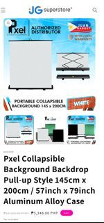 Pxel Collapsible Backdrop White